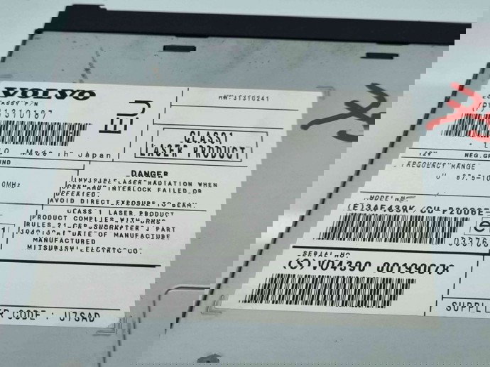  Radio CD Volvo XC90 [Fabr 2002-2014] 31310187