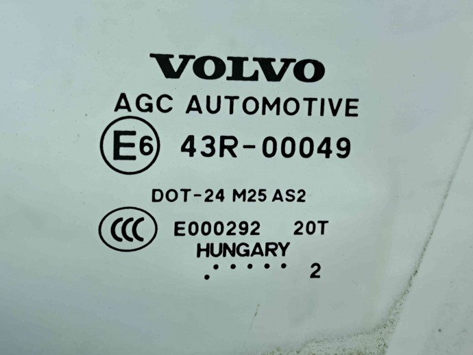 Geam usa stanga fata Volvo V40 [Fabr 2013-2019] OEM