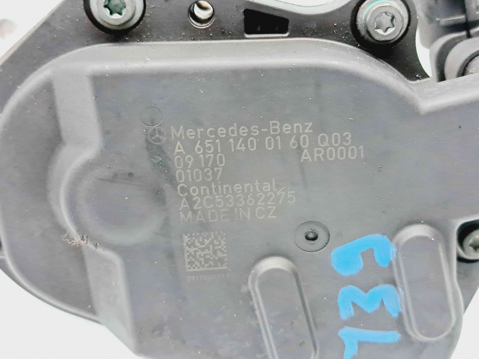 Supapa EGR Mercedes Clasa C (W204) [Fabr 2007-2014] A6511400160 2.2 CDI 651911 2.2 CDI 651911 80KW / 109CP - imagine 4