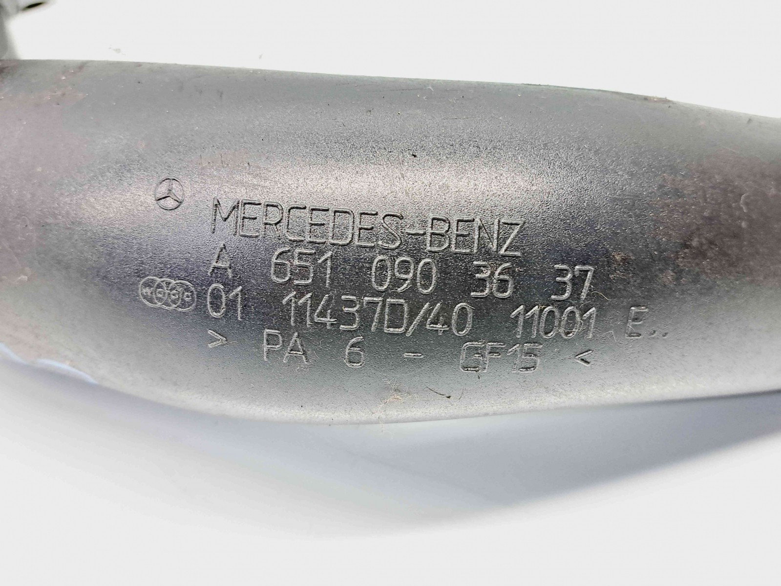 Tub intercooler Mercedes Clasa C (W204) [Fabr 2007-2014] A6510903637 2.2 CDI 651911 2.2 CDI 651911 80KW / 109CP - imagine 4