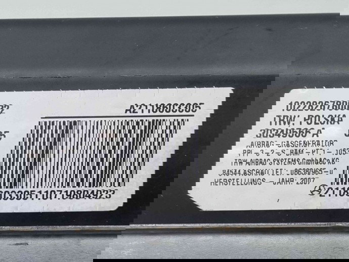  Airbag pasager Mercedes Clasa E (W211) [Fabr 2002-2009] 2118603305