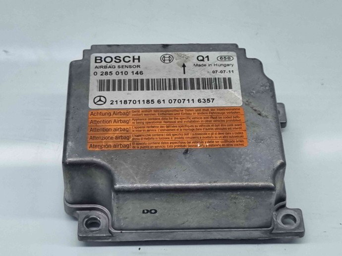 Calculator airbag Mercedes Clasa E (W211) [Fabr 2002-2009] 2118701185 | 0285010146 2.2 CDI 646821 143KW / 194CP