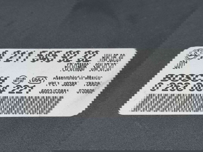  Modul senzori parcare Mercedes Clasa E (W211) [Fabr 2002-2009] A2115459232