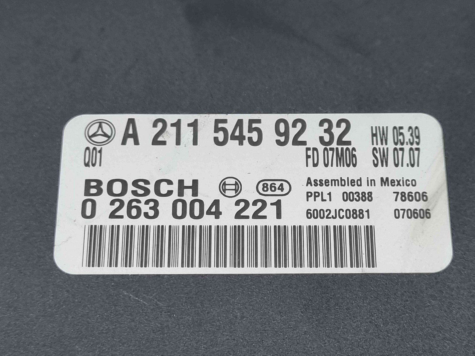 Modul senzori parcare Mercedes Clasa E (W211) [Fabr 2002-2009] A2115459232 - imagine 2