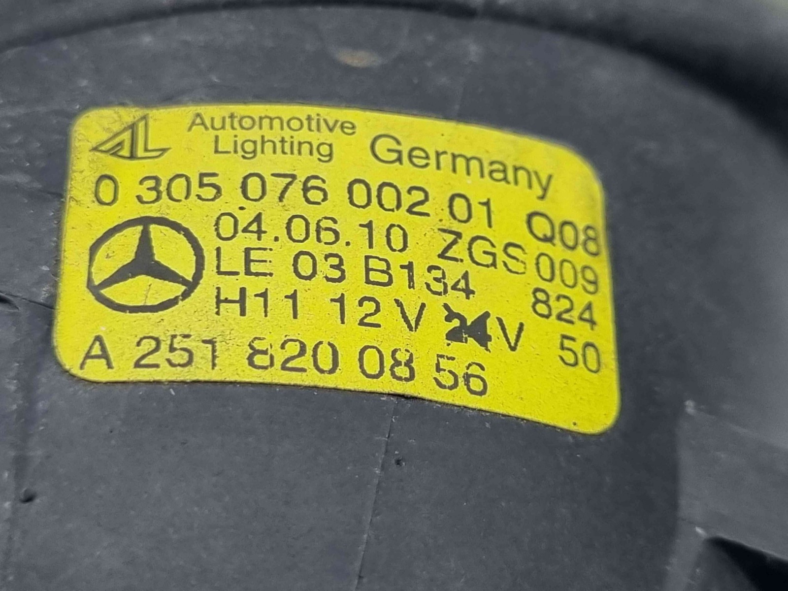 Proiector ceata dreapta SMART Fortwo Coupe (W451) [Fabr 2006-2014] A2518200856 - imagine 4