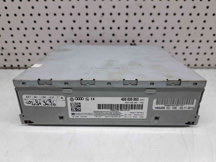Radio CD Audi A6 Avant (4F5, C6) [Fabr 2005-2010] 4G0035053