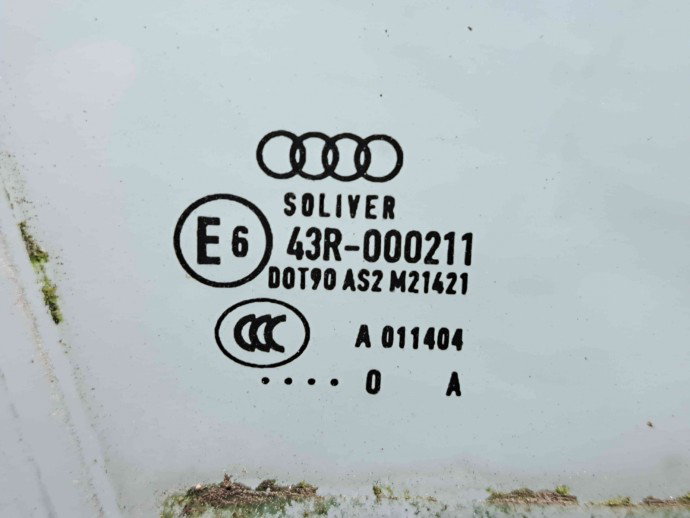 Geam dublu usa dreapta fata Audi A8 (4H) [Fabr 2010-2017] OEM