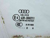 Geam dublu usa dreapta fata Audi A8 (4H) [Fabr 2010-2017] OEM