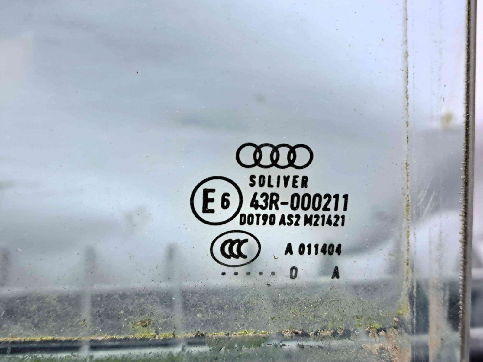 Geam dublu usa dreapta spate Audi A8 (4H) [Fabr 2010-2017] OEM - imagine 2