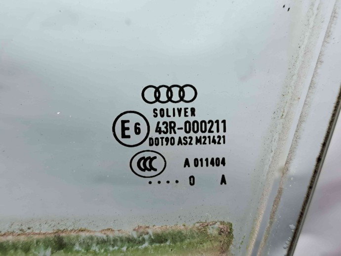 Geam dublu usa stanga fata Audi A8 (4H) [Fabr 2010-2017] OEM