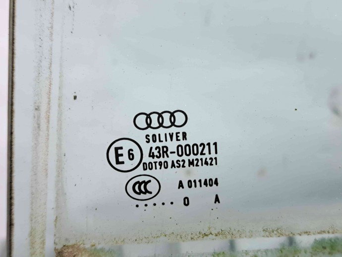 Geam dublu usa stanga spate Audi A8 (4H) [Fabr 2010-2017] OEM