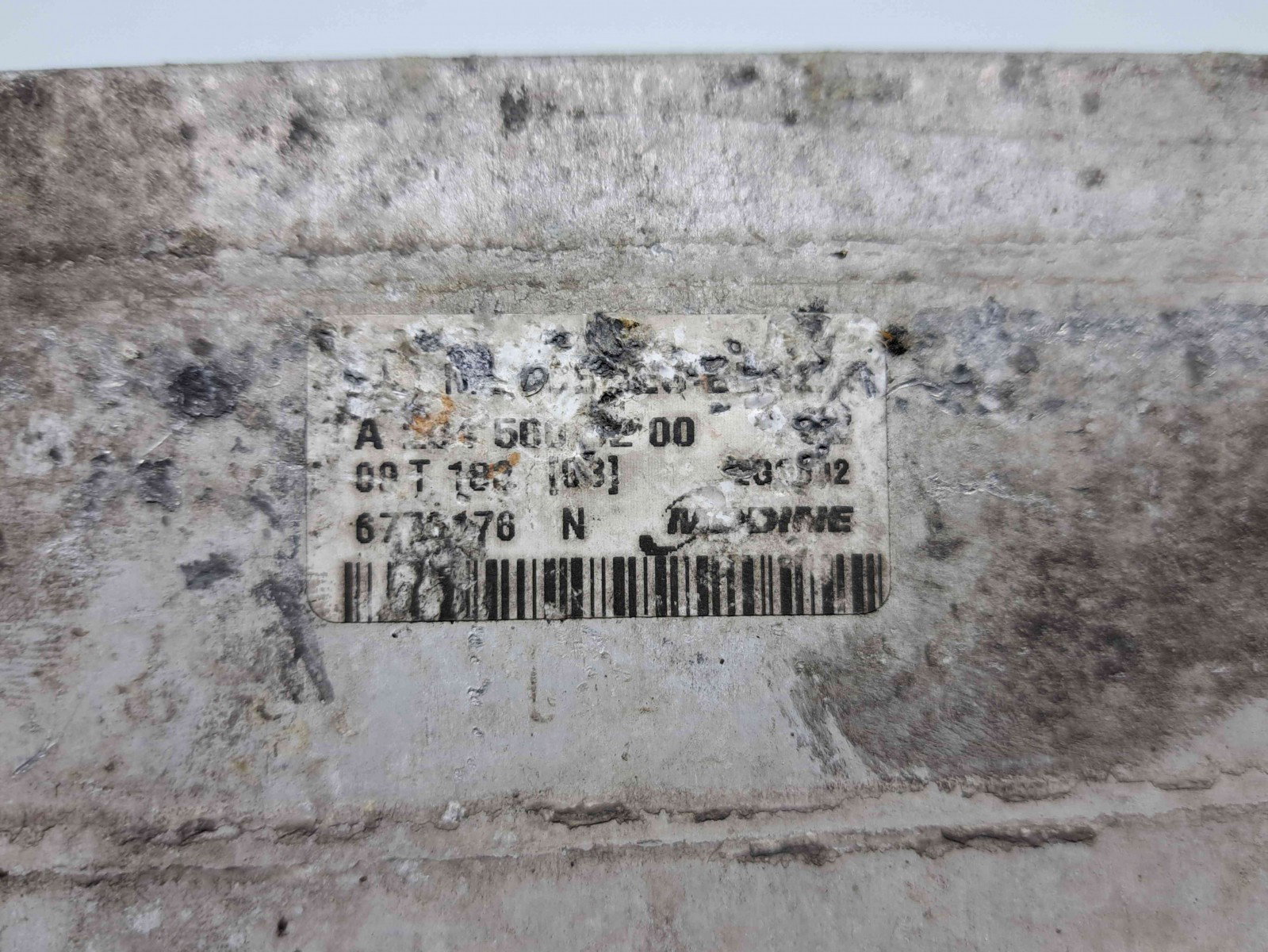 Radiator intercooler Mercedes Clasa C (W204) [Fabr 2007-2014] A2045000200 2.2 CDI 651911 2.2 CDI 651911 80KW / 109CP - imagine 2