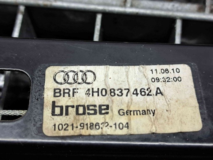 Macara electrica geam dreapta fata Audi A8 (4H) [Fabr 2010-2017] 4H0837462A