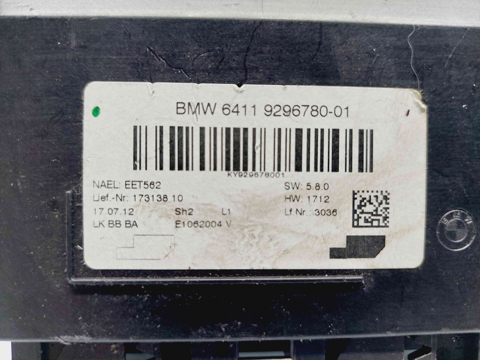 Modul confort Bmw 1 (F20, F21) [Fabr 2011-2017] 9296780-01 - imagine 2