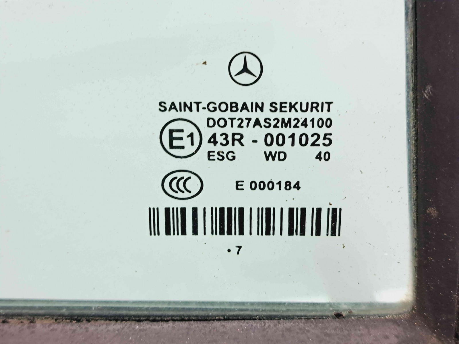 Geam fix usa dreapta spate Mercedes Clasa E (W211) [Fabr 2002-2009] OEM - imagine 4