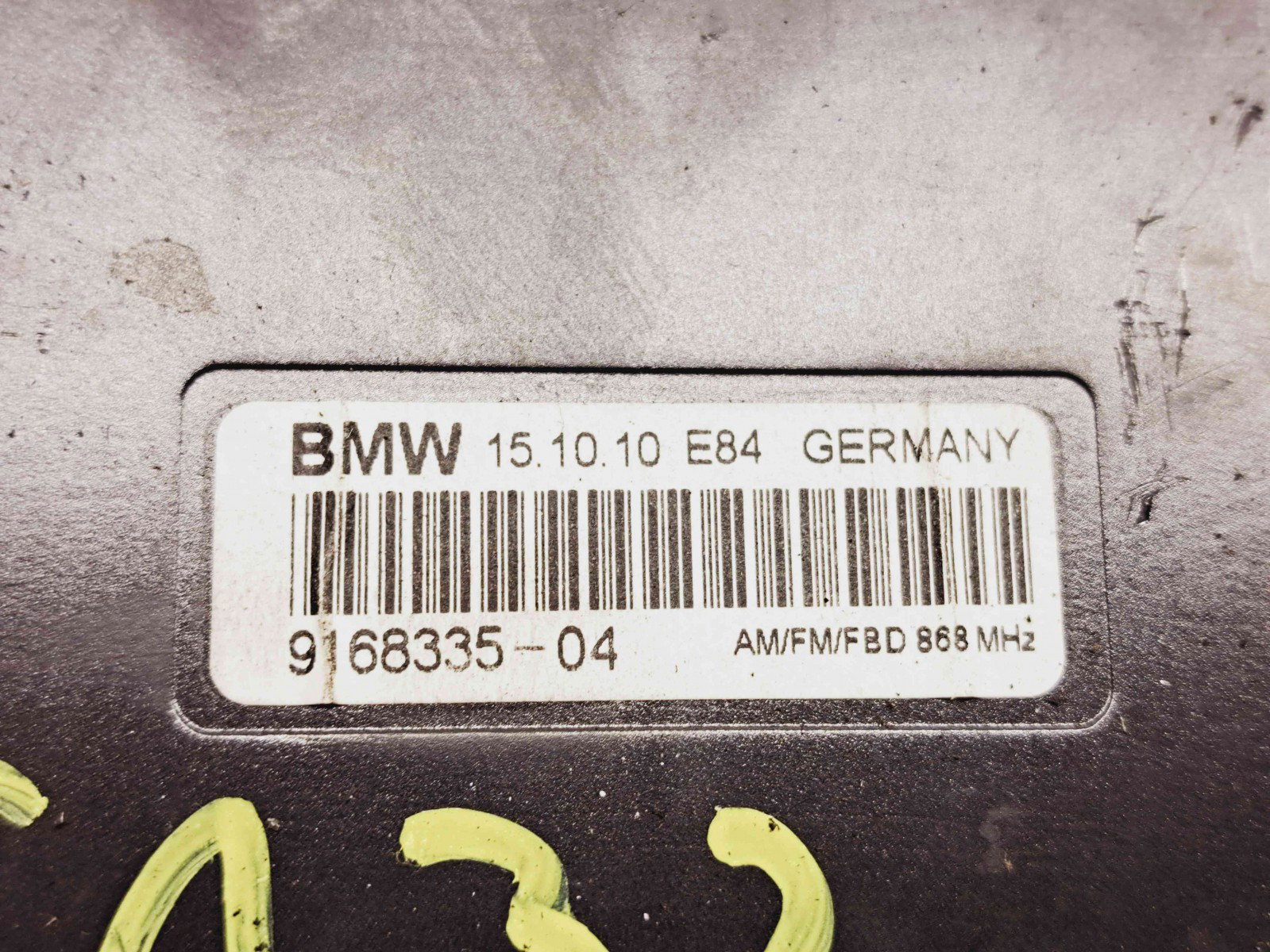 Modul audio Bmw X1 (E84) [Fabr 2009-2015] 9168335 - imagine 4