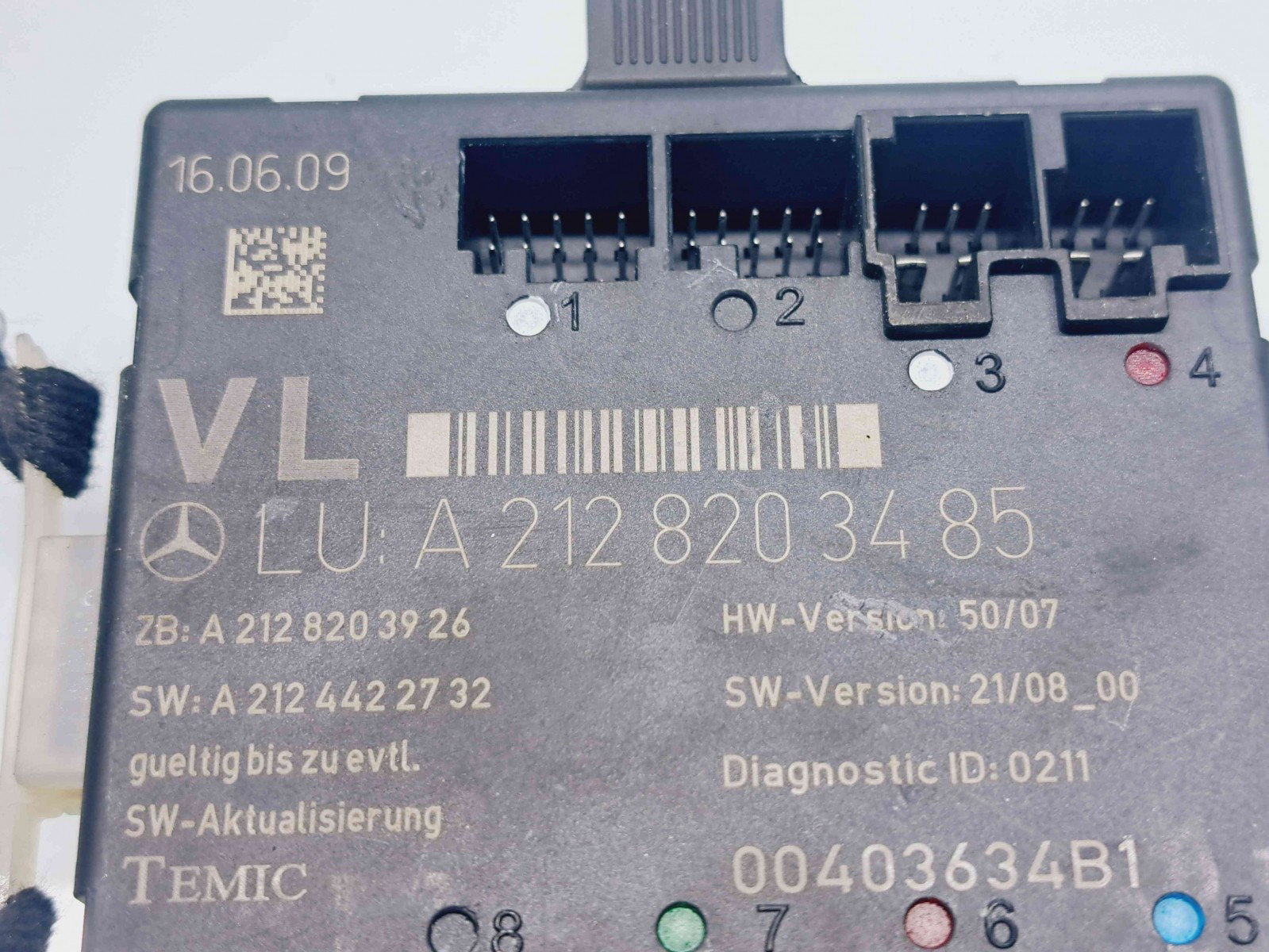 Modul confort Mercedes Clasa C (W204) [Fabr 2007-2014] A2128203485 - imagine 5