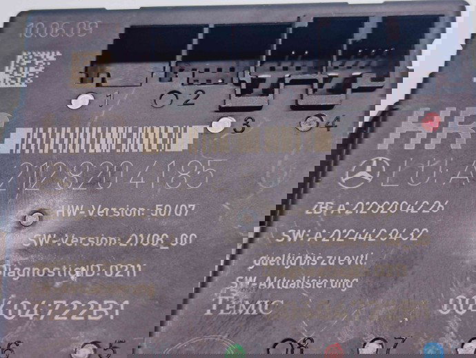  Modul confort Mercedes Clasa C (W204) [Fabr 2007-2014] A2128204185