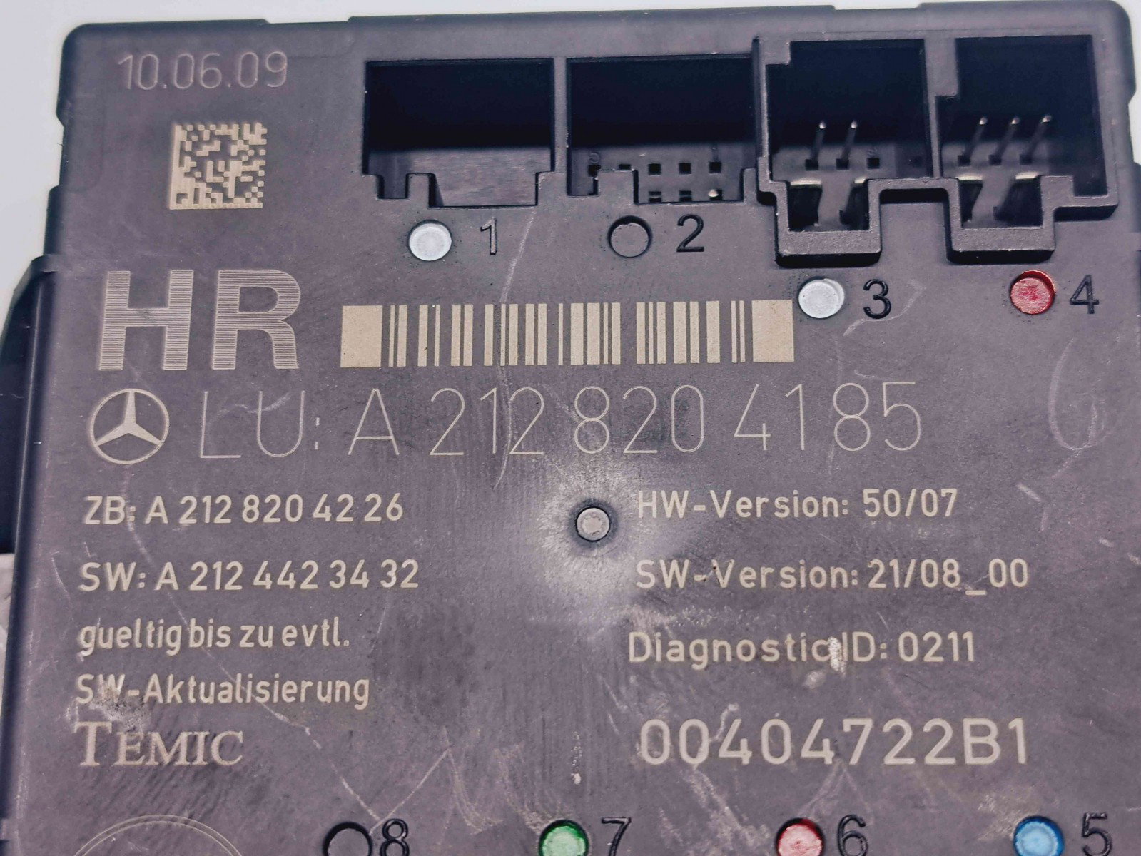 Modul confort Mercedes Clasa C (W204) [Fabr 2007-2014] A2128204185 - imagine 5