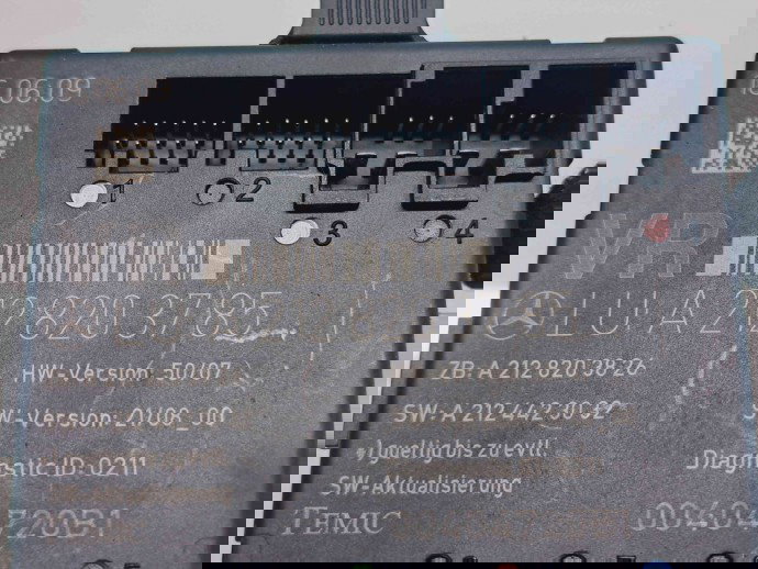  Modul confort Mercedes Clasa C (W204) [Fabr 2007-2014] A2128203785