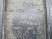 Debitmetru aer Audi A5 Sportback (8TA) [Fabr 2009-2015] 03G906461C 2.0 TDI CAHA 125KW / 170CP 2.0 TDI CAHA 125KW / 170CP