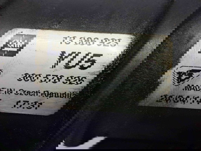 Tub intercooler Opel Zafira C (P12) [Fabr 2011-2017] 13386923 2.0 CDTI A20DT   