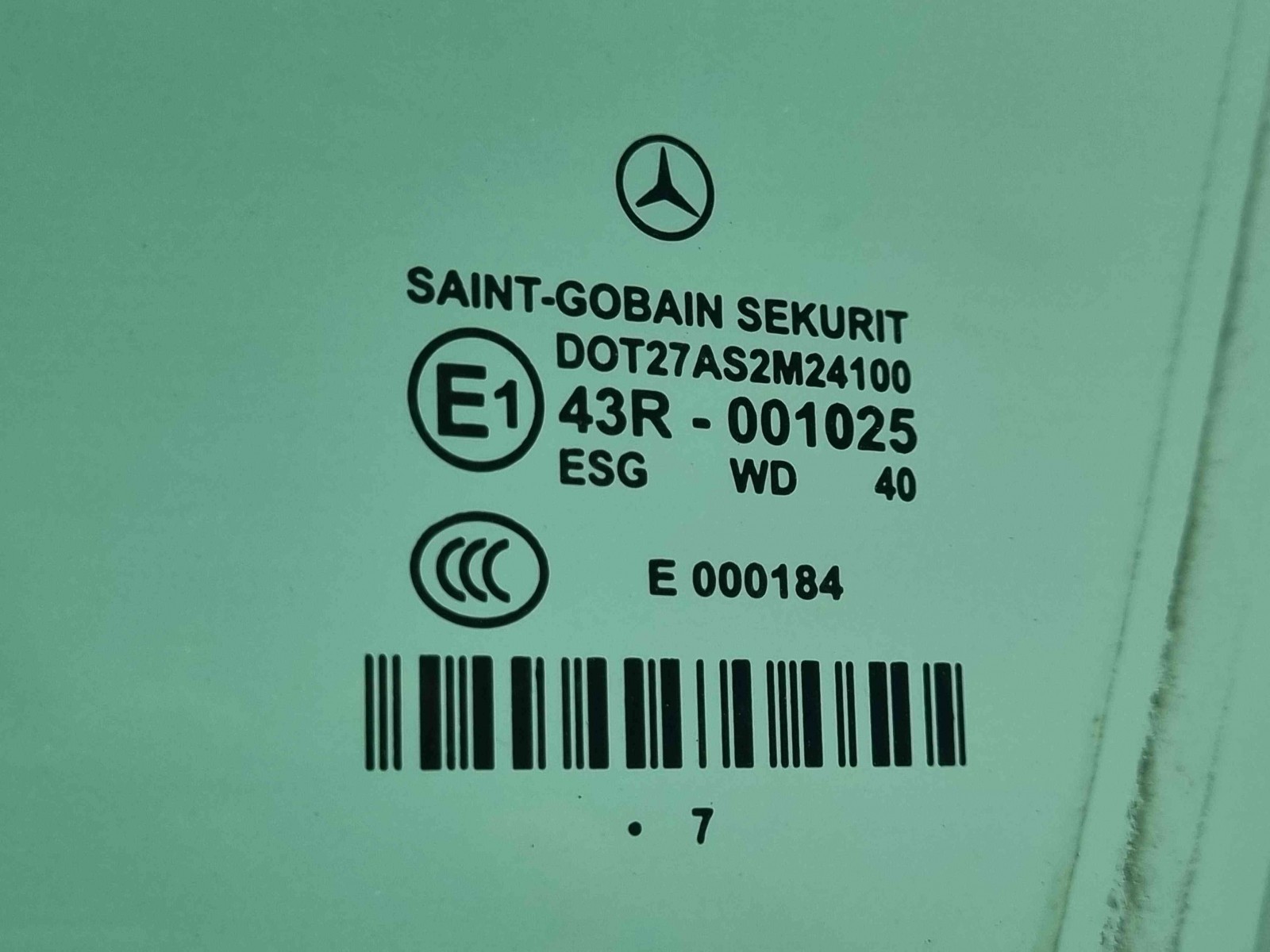 Geam usa stanga fata Mercedes Clasa E (W211) [Fabr 2002-2009] OEM - imagine 2