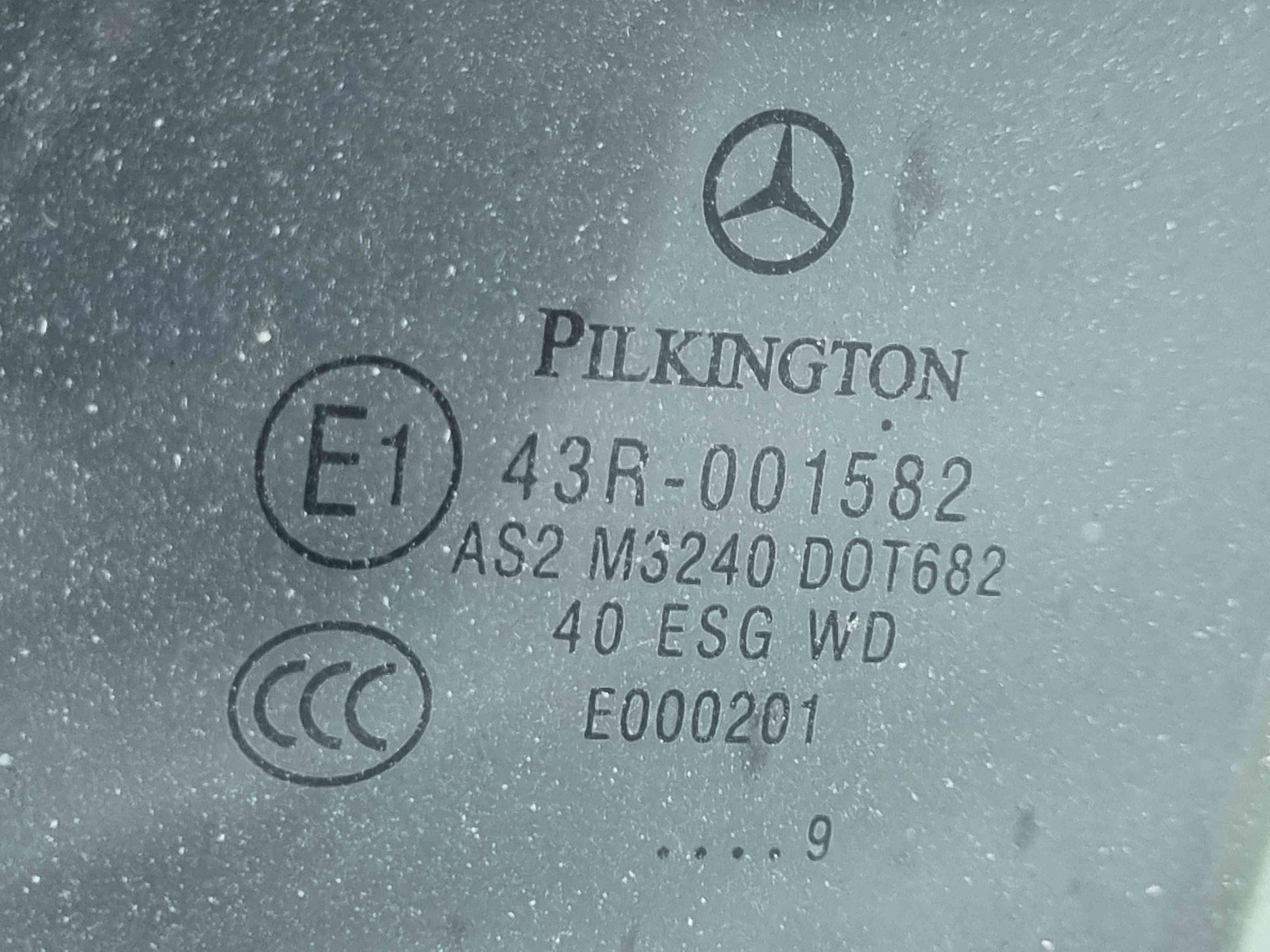 Geam usa stanga spate Mercedes Clasa C (W204) [Fabr 2007-2014] OEM - imagine 2