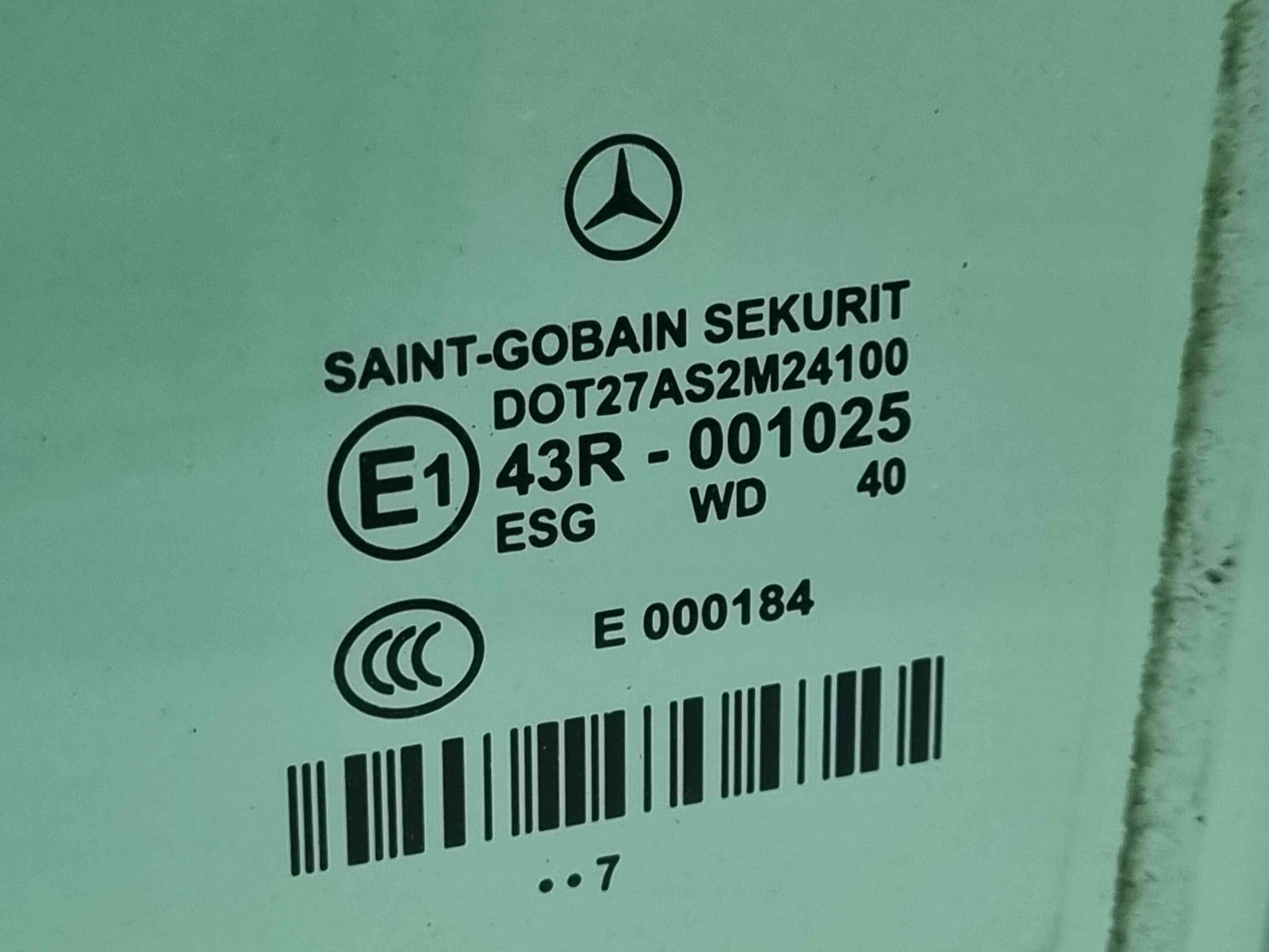 Geam usa stanga spate Mercedes Clasa E (W211) [Fabr 2002-2009] OEM - imagine 2