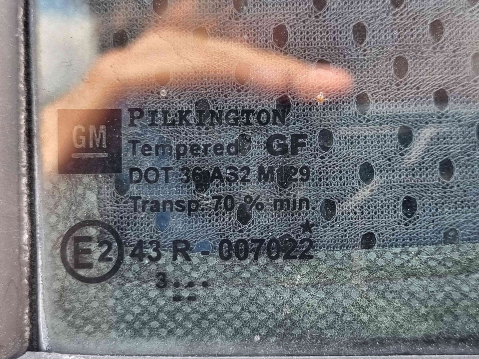 Geam fix usa dreapta spate Opel Zafira A (F75) [Fabr 1999-2005] OEM - imagine 2