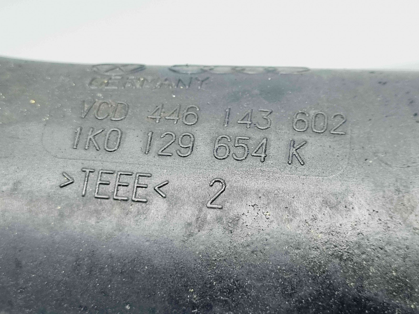 Tub intercooler Volkswagen Passat B6 Variant (3C5) [Fabr 2005-2010] 1K0129654K 2.0 TDI BKP 103KW / 140CP 2.0 TDI BKP 103KW / 140CP - imagine 2