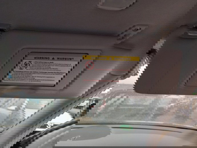 Parasolar dreapta  Mercedes C220 W203 2.2 CDI OEM 2000-2007