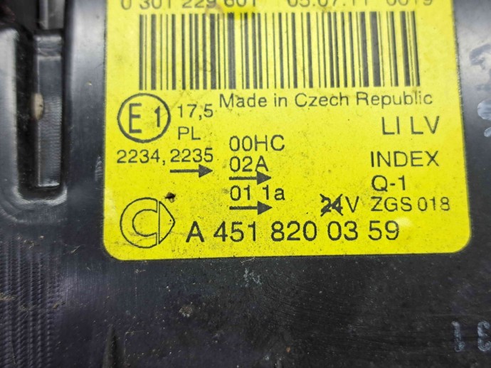  Far stanga SMART Fortwo Coupe (W451) [Fabr 2006-2014] A4518200359