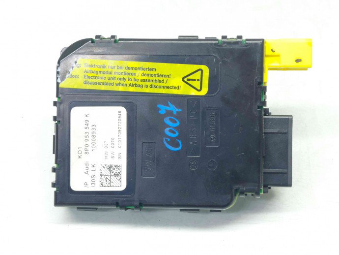Modul volan Audi A3 Sportback (8PA) [Fabr 2004-2013] 8P0953549K