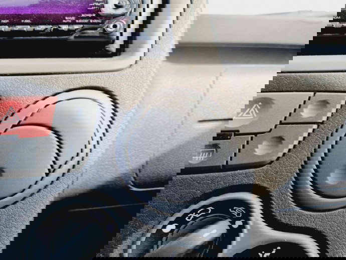  Grila aerisire centrala Fiat Panda (169) [Fabr 2003-2012] OEM