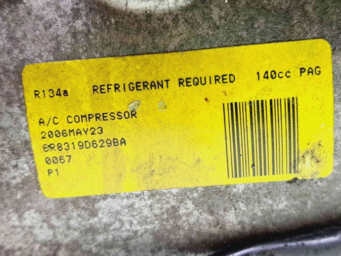 Compresor clima Jaguar X-Type [Fabr 2001-2009] 6R83-9D629-BA 2.7 AJDV6  2.7 AJDV6 80KW / 109CP