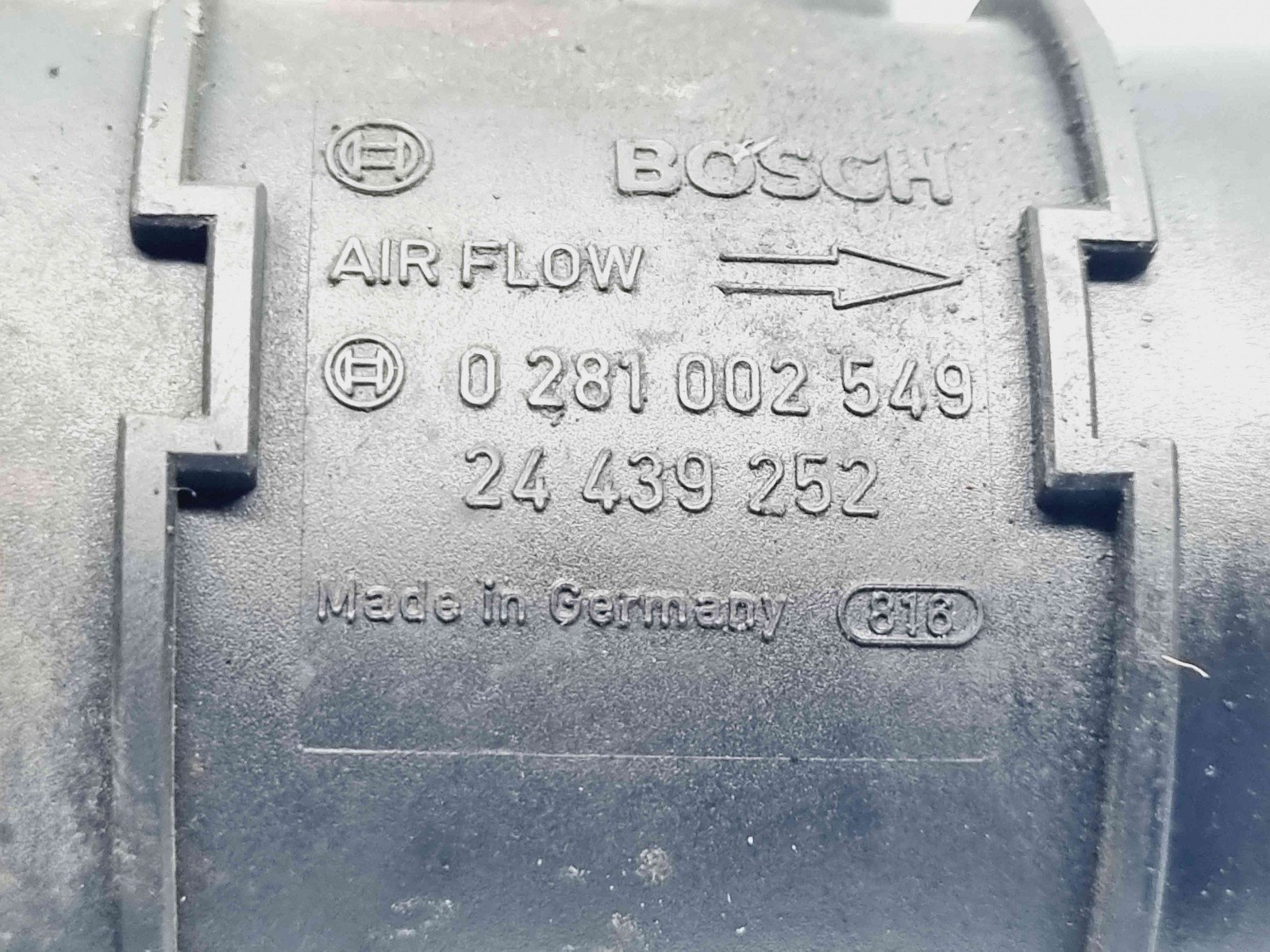 Debitmetru aer Opel Astra H [Fabr 2004-2009] 24439252 n 0281002549 1.7 CDTI Z17DTH 1.7 CDTI Z17DTH 80KW / 109CP - imagine 3