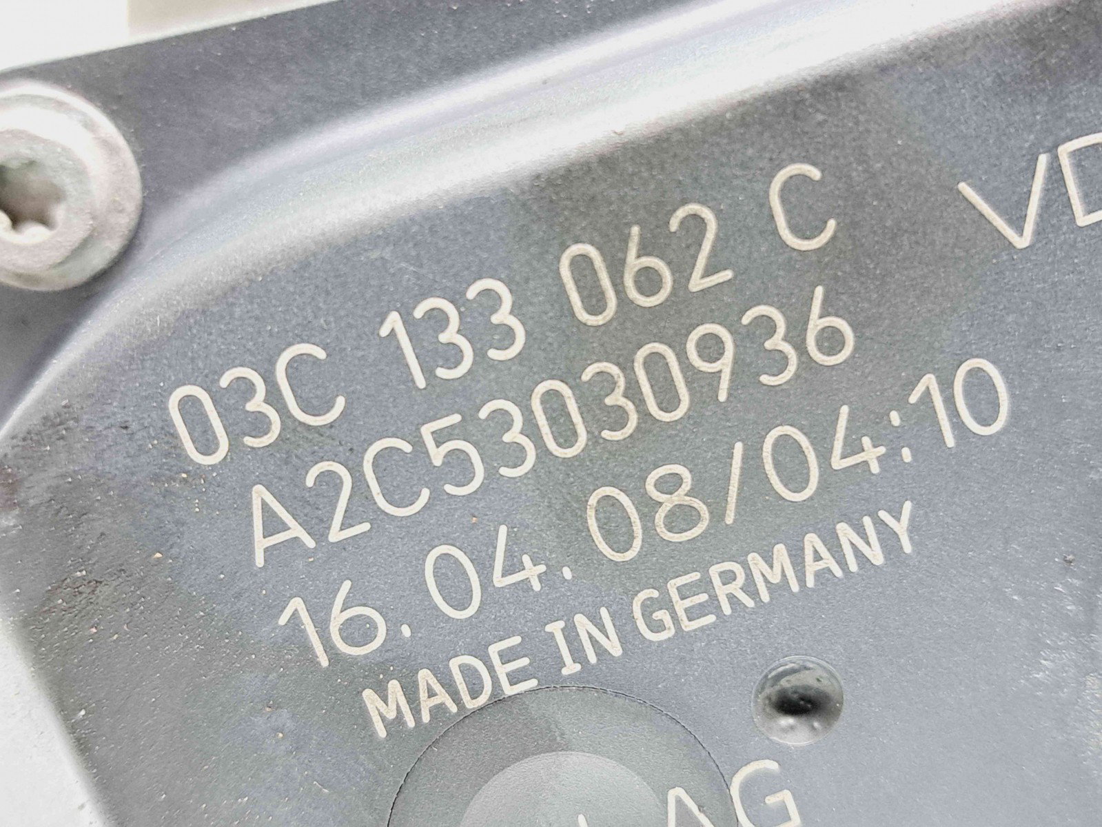 Clapeta acceleratie Volkswagen Eos (1F7, 1F8) [Fabr 2006-2015] 03C133062C 1.4 Benz CAXA 90KW / 122CP 1.4 Benz CAXA 90KW / 122CP - imagine 2