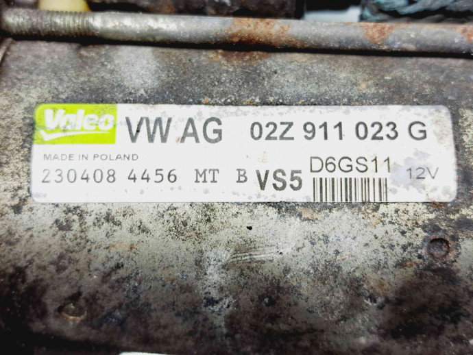  Electromotor 10 dinti Volkswagen Eos (1F7, 1F8) [Fabr 2006-2015] 02Z911023G 1.4 Benz CAXA 90KW / 122CP  1.4 Benz CAXA90KW / 122CP