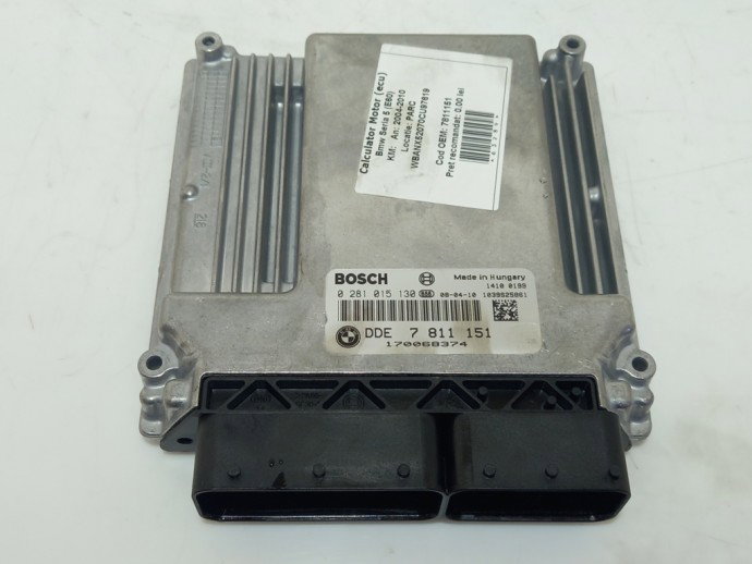 Calculator motor (ECU)  BMW 525D E60 3.0 D 7811151 2004-2010