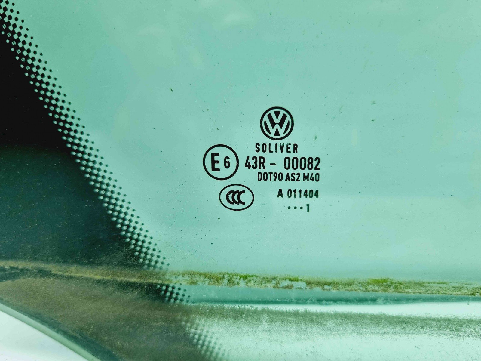 Geam fix usa dreapta spate Volkswagen Passat B7 (362) [Fabr 2010-2014] OEM - imagine 2