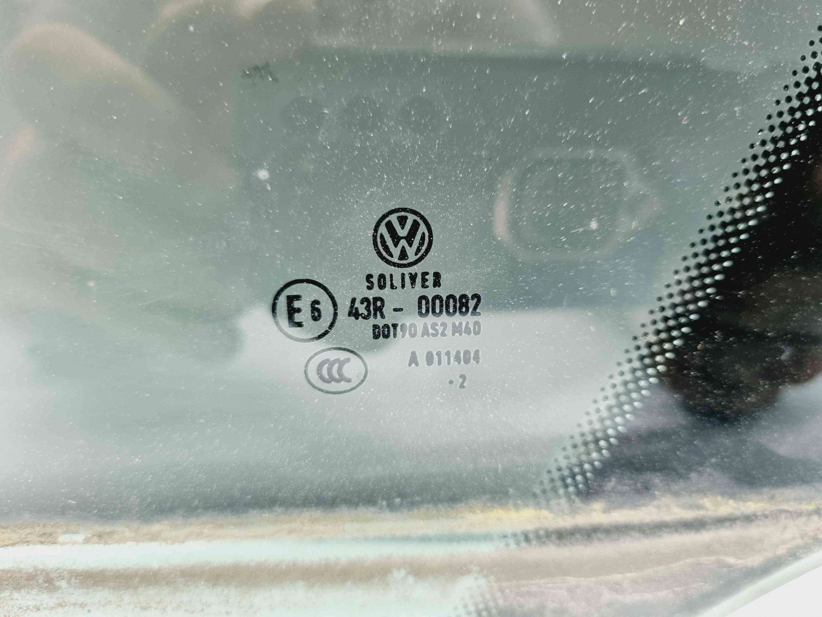 Geam fix usa stanga spate Volkswagen Passat B7 (362) [Fabr 2010-2014] OEM - imagine 2