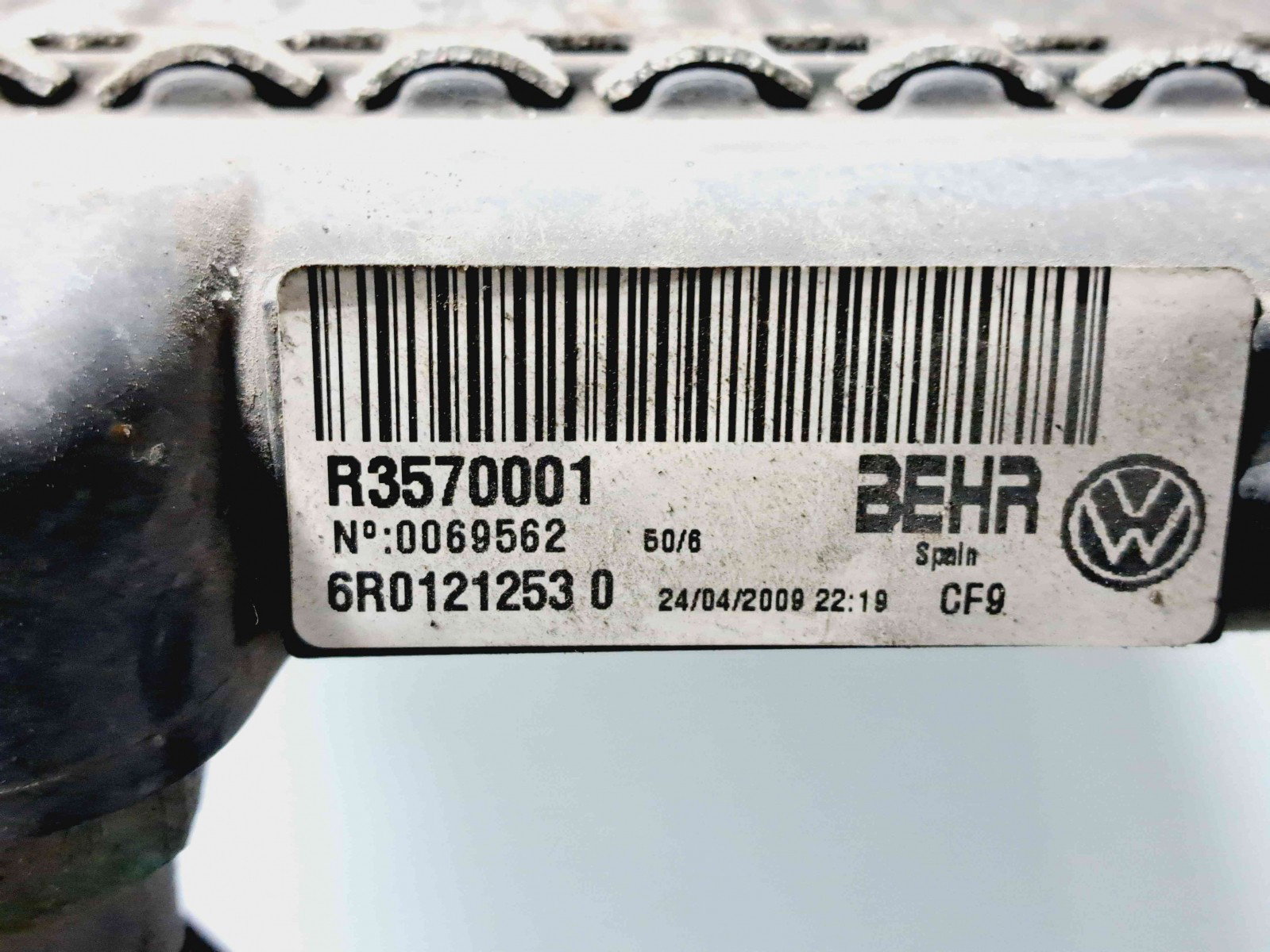 Radiator apa Seat Ibiza 5 (6J5) [Fabr 2008-2017] 6R01212530 1.6 Benz BTS 77KW / 105CP 1.6 Benz BTS 77KW / 105CP - imagine 2