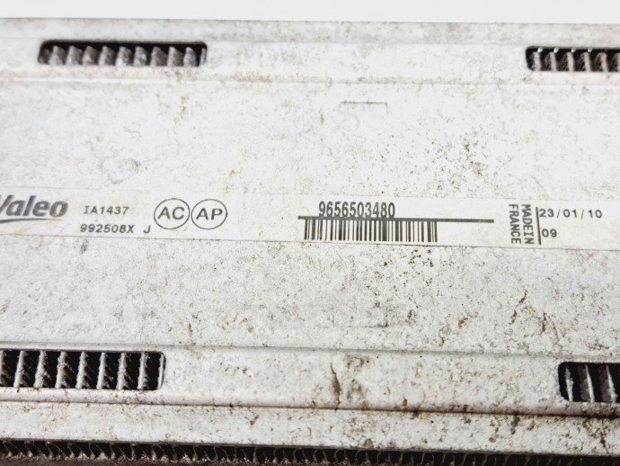 Radiator intercooler Peugeot 3008 [Fabr 2009-2016] 9656503480 1.6 EP6CDT  1.6 EP6CDT 77KW / 105CP