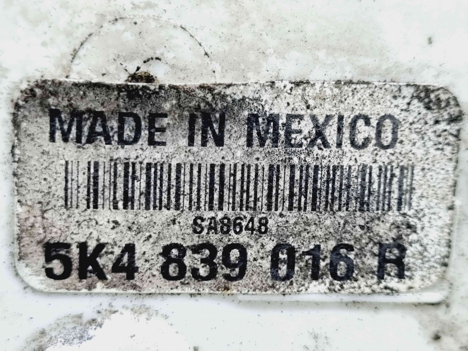 Broasca usa dreapta spate Volkswagen Jetta 4 (162,163) [Fabr 2010-2016] 5K4839016R - imagine 3