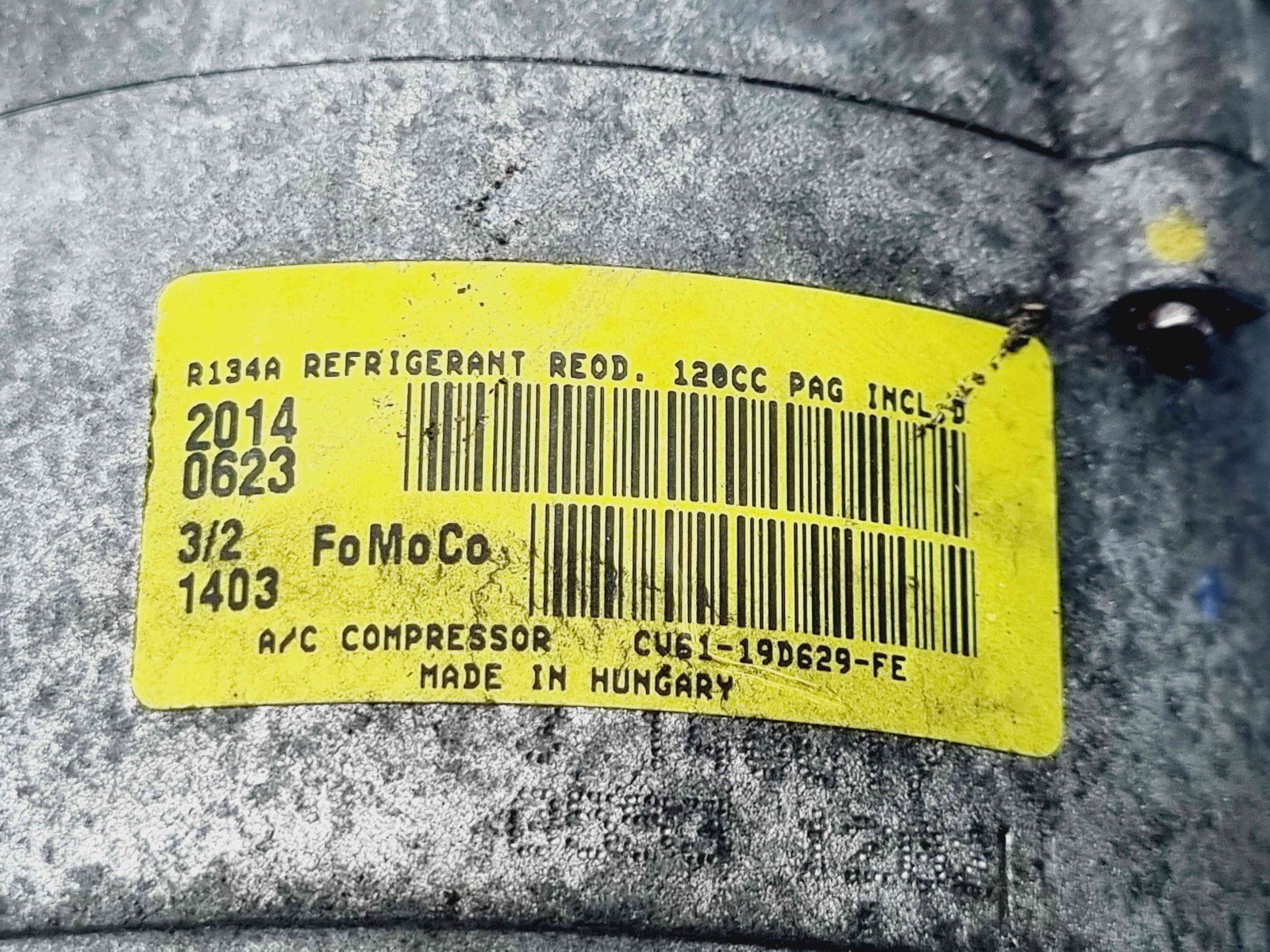 Compresor clima Ford Focus 3 Hatchback [Fabr 2011-2015] CV61-19D629-FE 1.0 Benz M2DA 1.0 Benz M2DA 54KW / 73CP - imagine 4