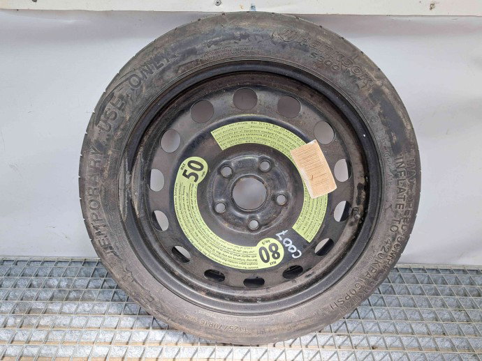Roata rezerva slim Audi A3 Sportback (8PA) [Fabr 2004-2013] 5X112 / R16