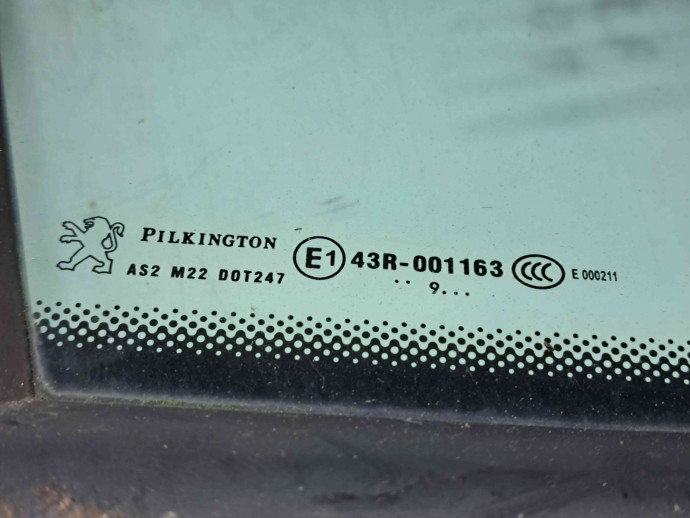 Geam fix dreapta fata Peugeot 207 (WA) Coupe  [Fabr 2006-2012] OEM