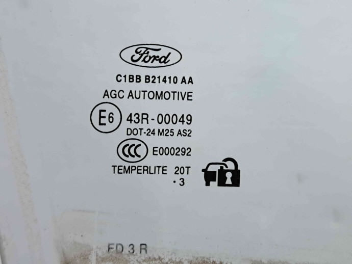 Geam usa dreapta fata Ford Fiesta 6 [Fabr 2008-2019] OEM