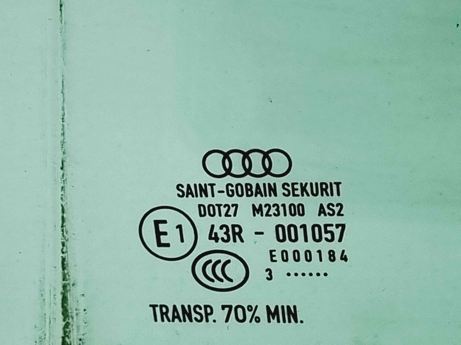Geam usa stanga spate Audi A3 Sportback (8VA) Hatchback [Fabr 2012-2020] OEM - imagine 2